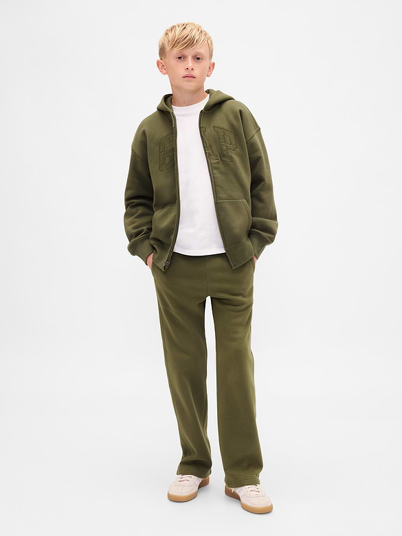 Kids VintageSoft Logo Zip Hoodie