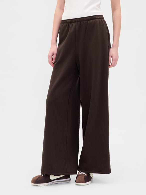 VintageSoft Baggy Wide-Leg Sweatpants