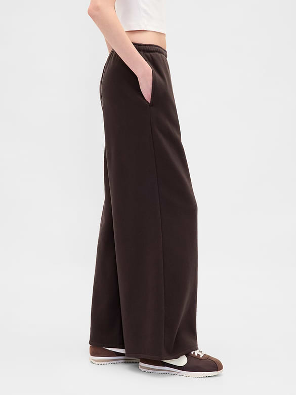VintageSoft Baggy Wide-Leg Sweatpants