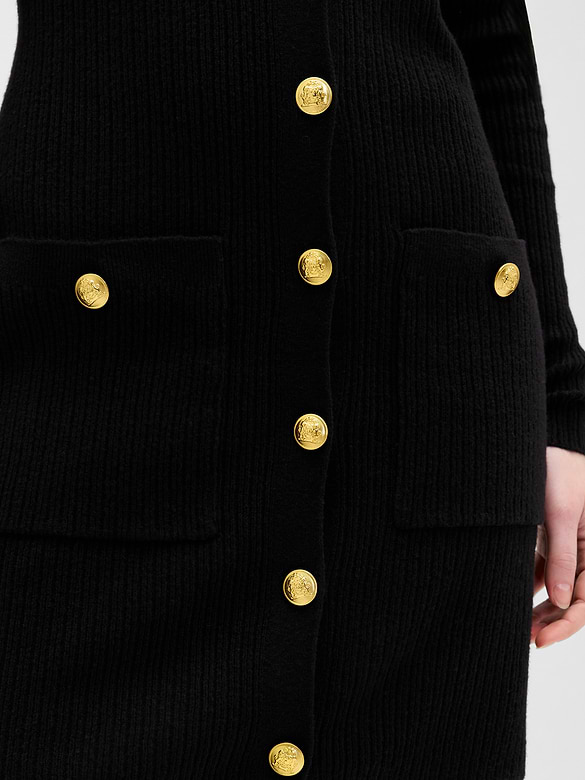 CashSoft Rib Pocket Mini Sweater Dress