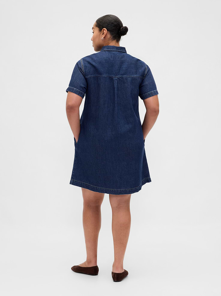 Image number 6 showing, UltraSoft Denim Mini Dress