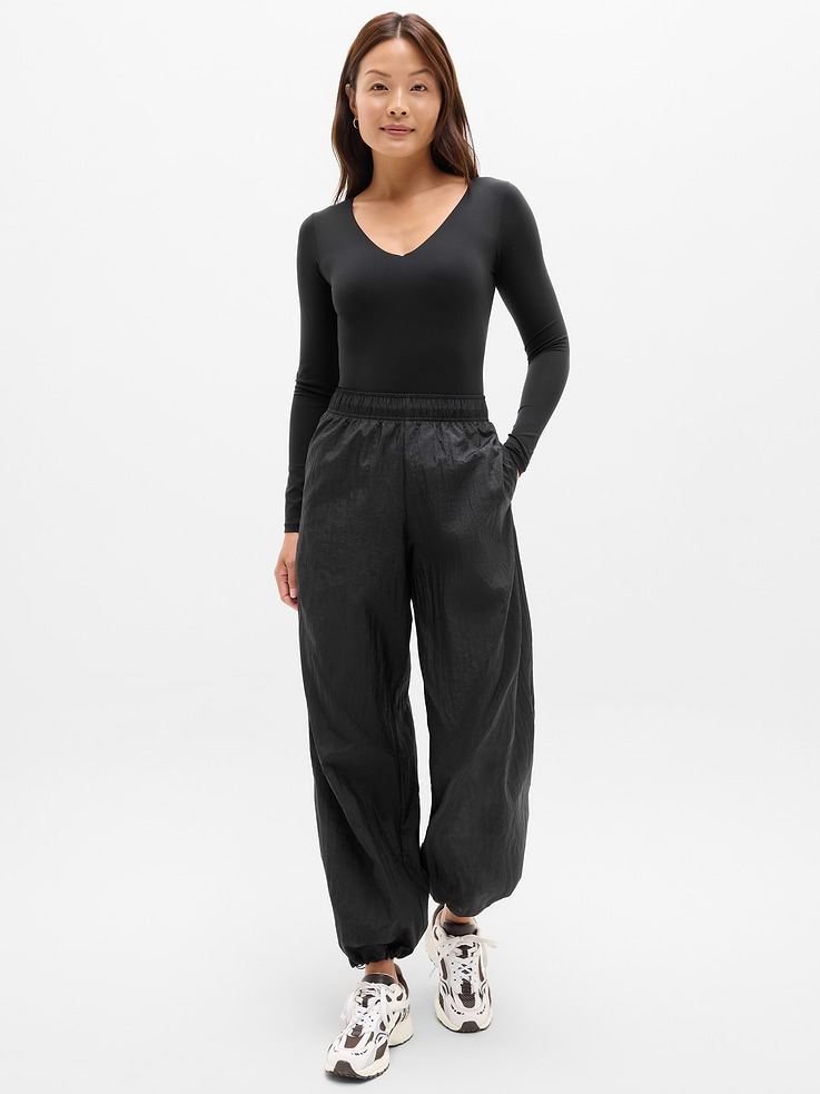 Image number 2 showing, BodyMove Plunge Long Sleeve Bodysuit