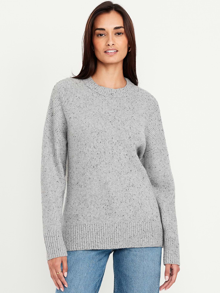 Image number 1 showing, SoSoft Crew-Neck Tunic Sweater