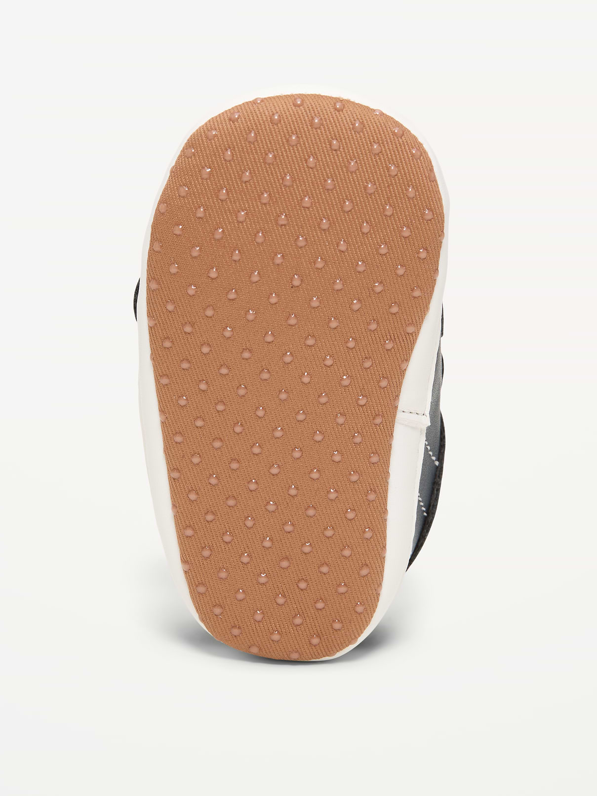 Image number 4 showing, Double Secure-Strap Faux-Leather Sneakers for Baby
