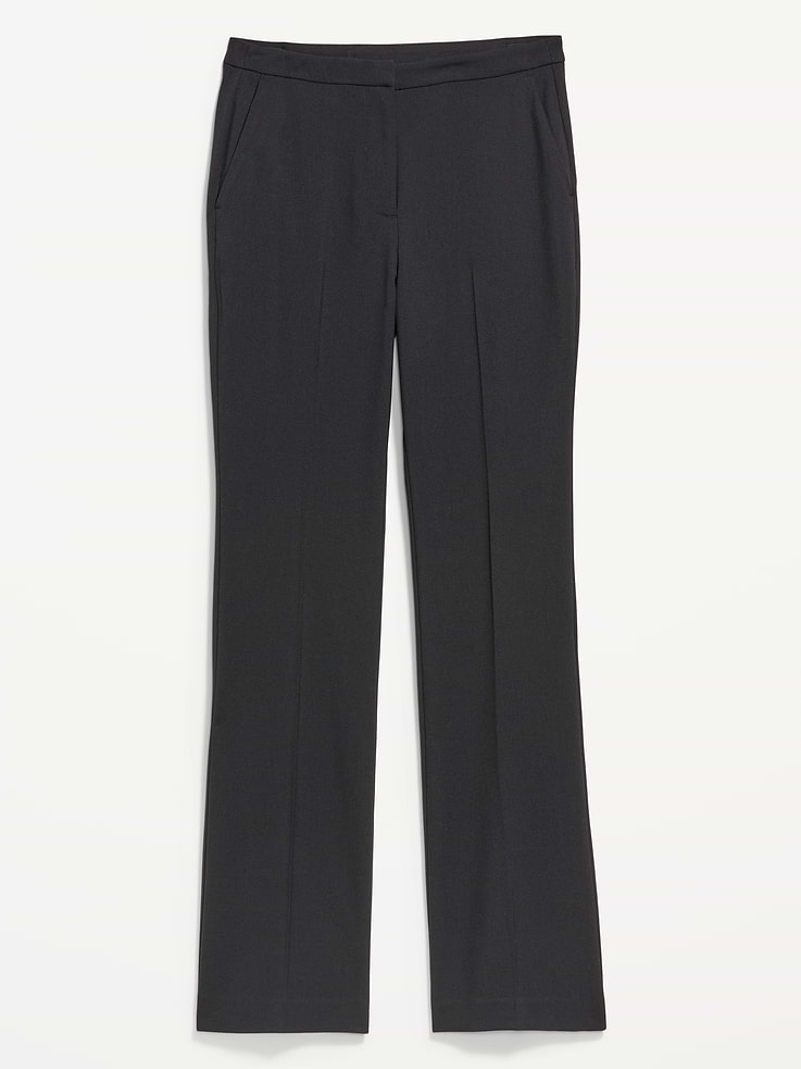 L'image numéro 8 présente Pantalon Taylor semi-évasé à taille basse moyenne