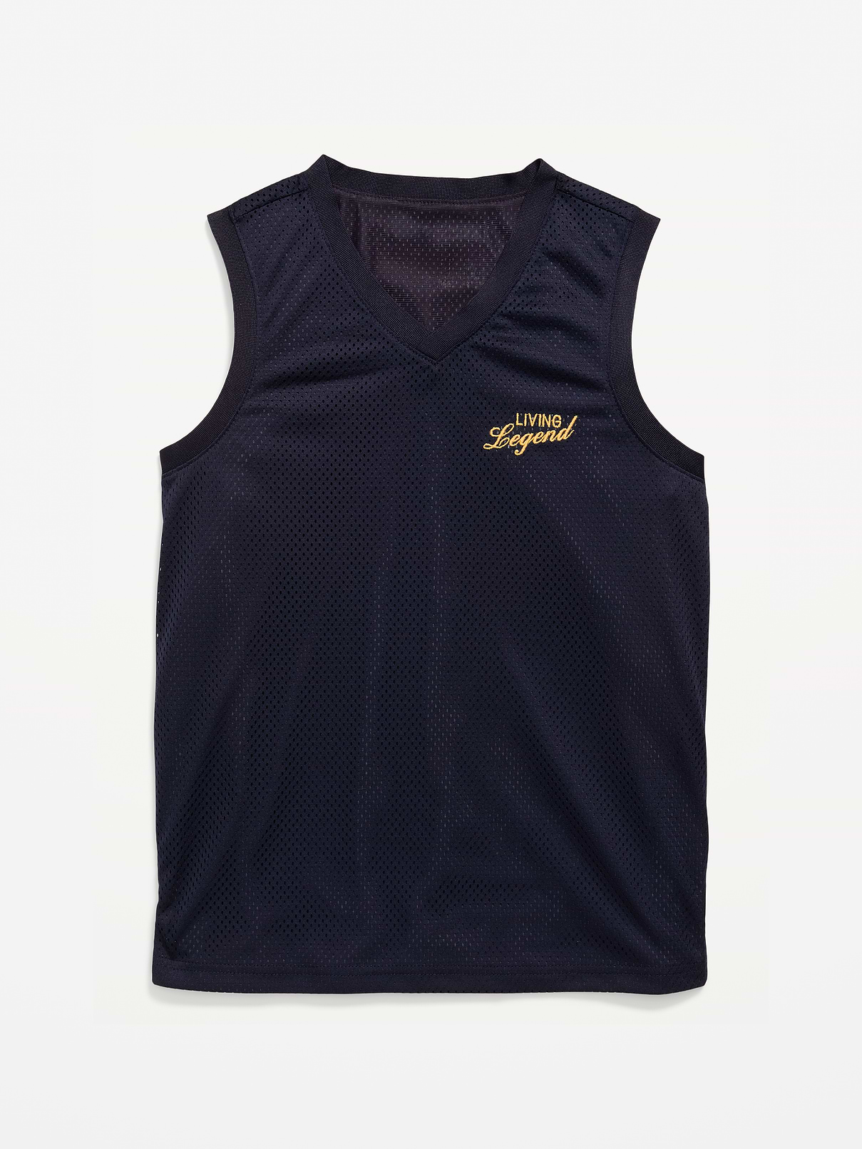Image 4 of 4, Mesh Graphic Basketball Tank Top for Boys