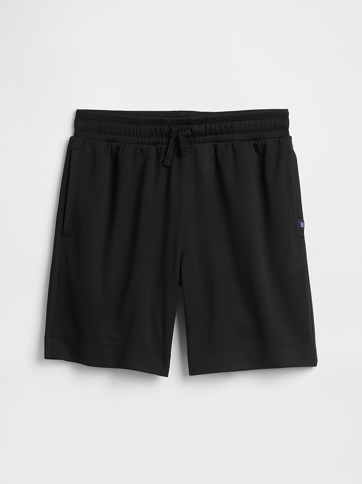 Image 1 of 2, This product is made with/contains 100% recycled polyester. Compared to virgin materials, using recycled materials helps reduce resource use and waste., Breathable jersey knit., Moisture Wicking helps keep your skin dry., Drawcord ties at elasticized waist., On-seam pockets., Select styles have allover print., This product was made in a factory that invests in gender equity and women’s empowerment through RISE. Learn more at, Product #844698