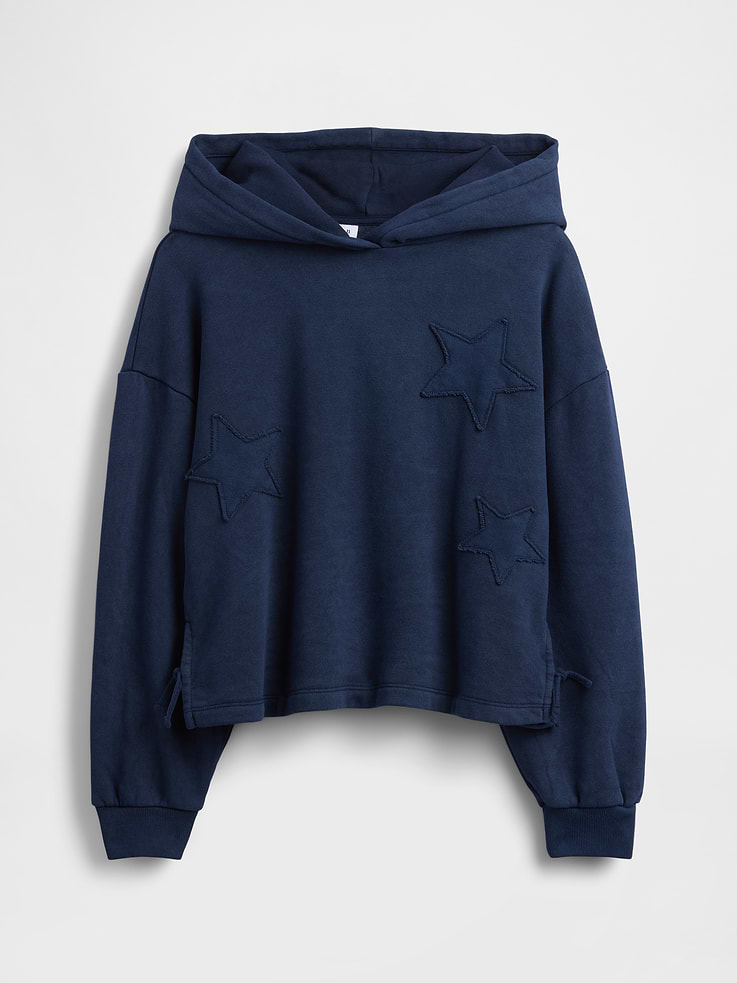 Image number 2 showing, Kids VintageSoft Relaxed Patch Hoodie