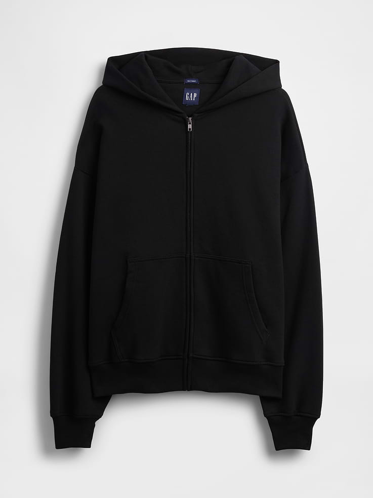 Image number 7 showing, Adult Heavyweight Oversized Zip Hoodie