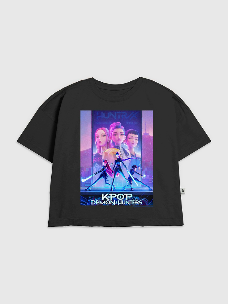Image number 1 showing, Kids K-Pop Demon Hunters Poster Graphic T-Shirt
