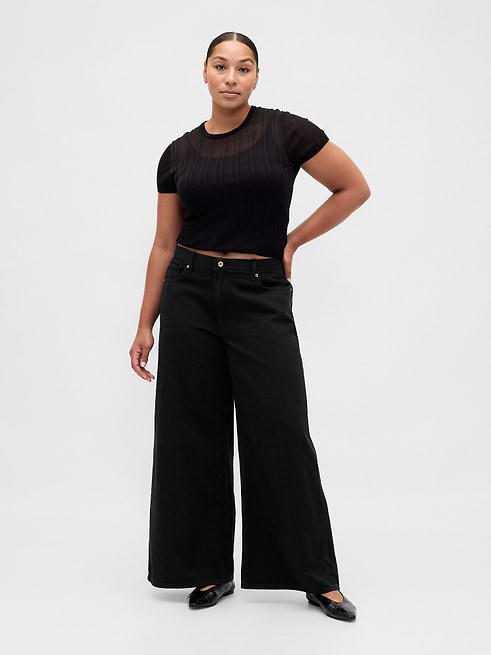 Low Slung UltraSoft Extra Baggy Jeans | Gap