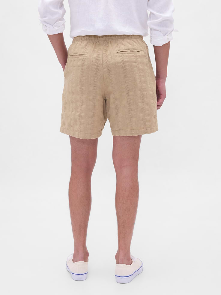 Image number 4 showing, 7" Textured Easy Shorts