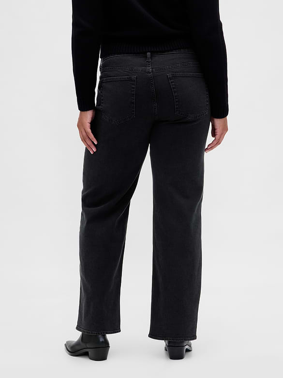 Low Rise '90s Loose Jeans