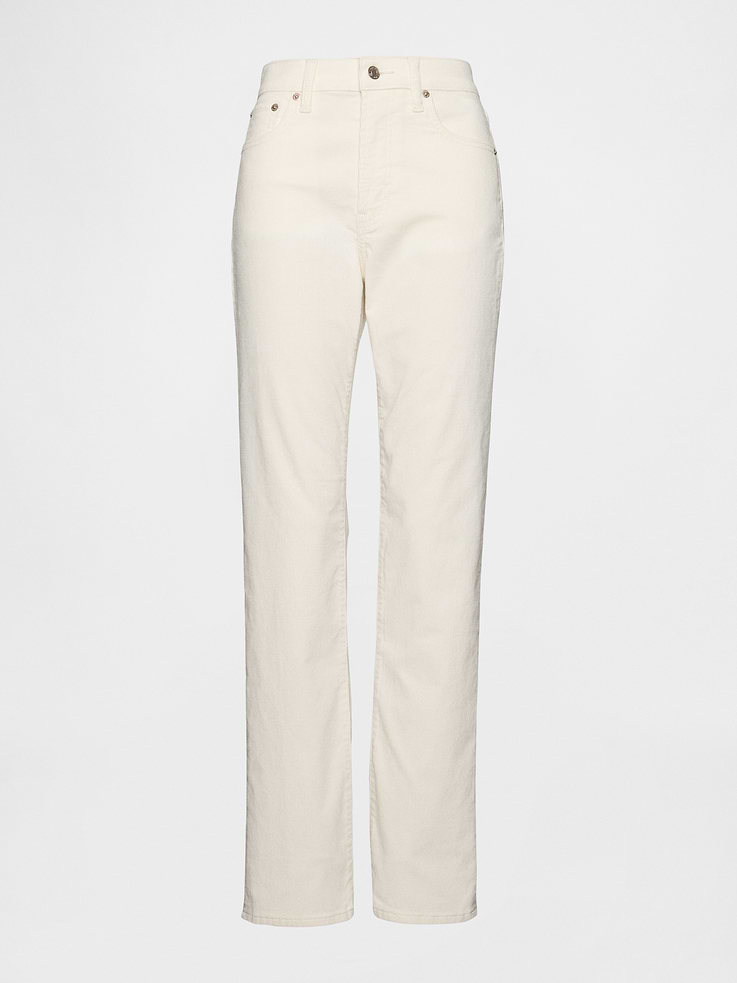 Image number 7 showing, High Rise Corduroy '90s Slim Straight Pants