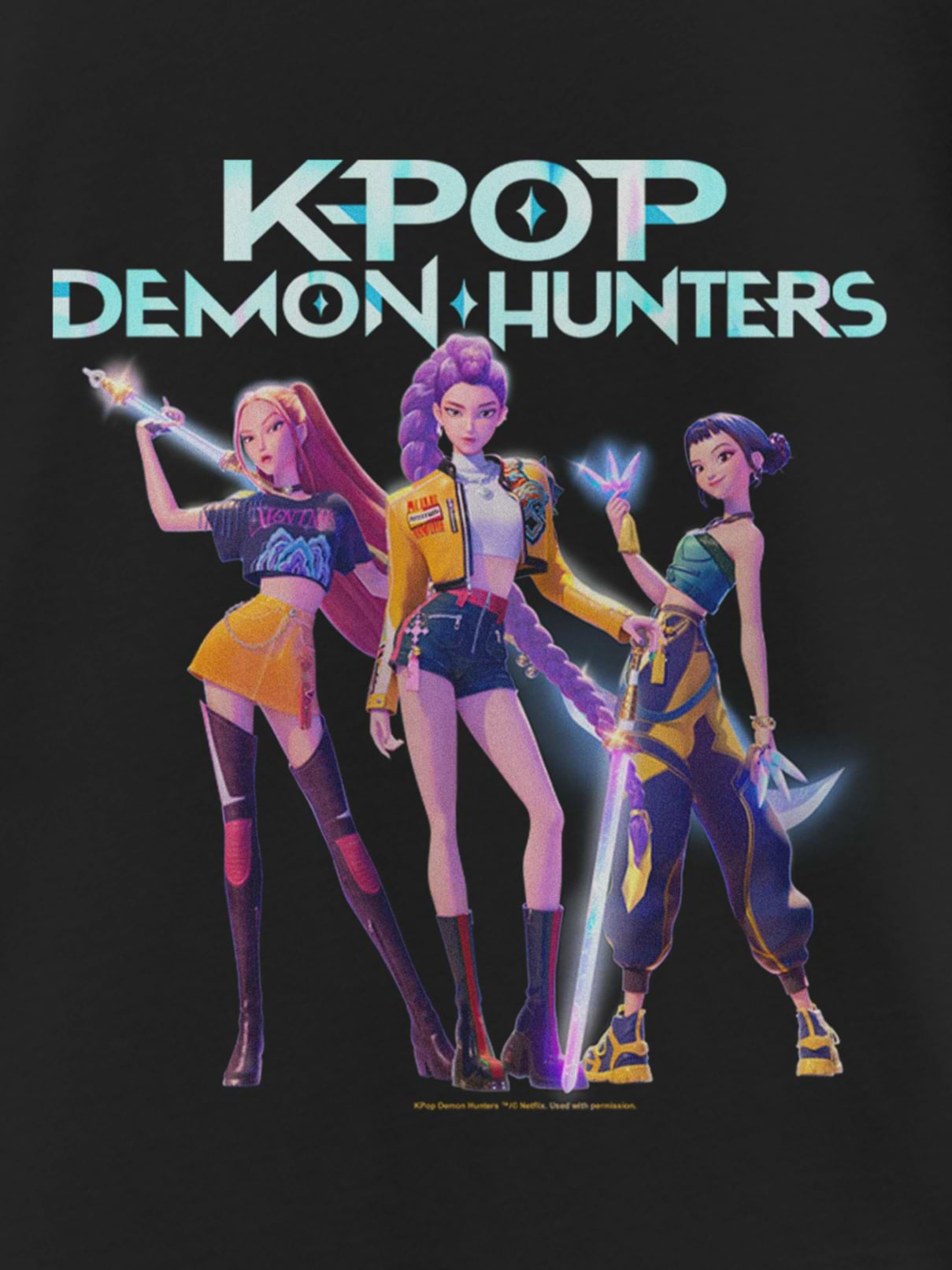 Image number 2 showing, K-Pop Demon Hunters Hero Group Graphic T-Shirt For Girls