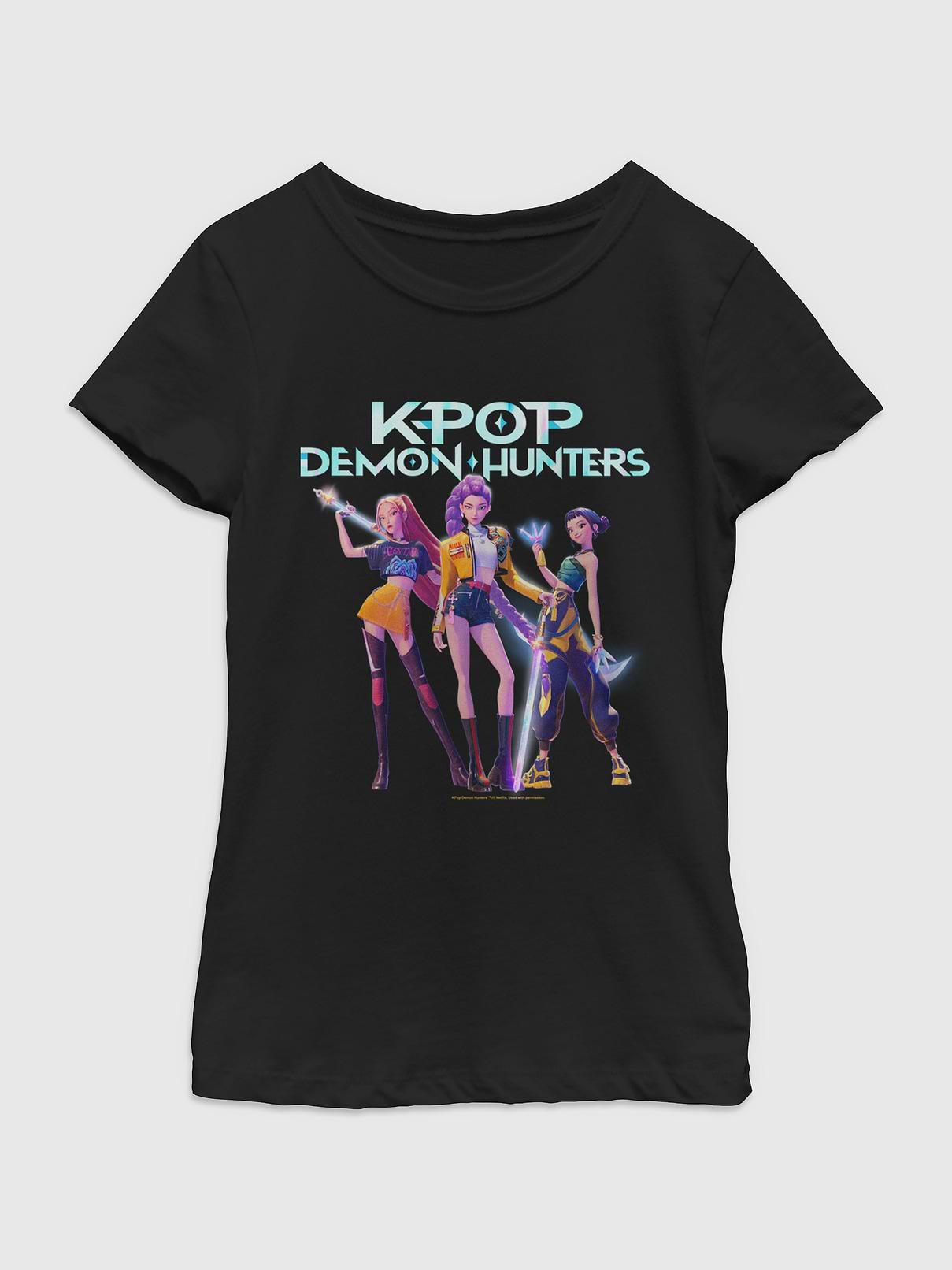 Image number 1 showing, K-Pop Demon Hunters Hero Group Graphic T-Shirt For Girls
