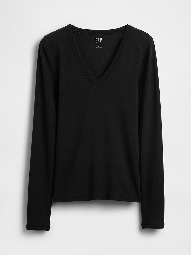 Image number 5 showing, Modern V-Neck T-Shirt