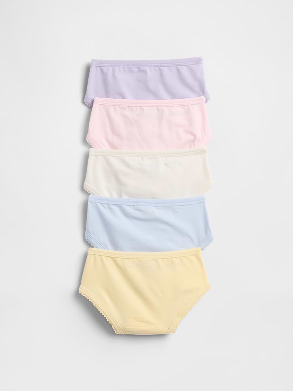 Culottes en coton biologique extensible Gap × Disney pour Tout-petit (paquet de 5)