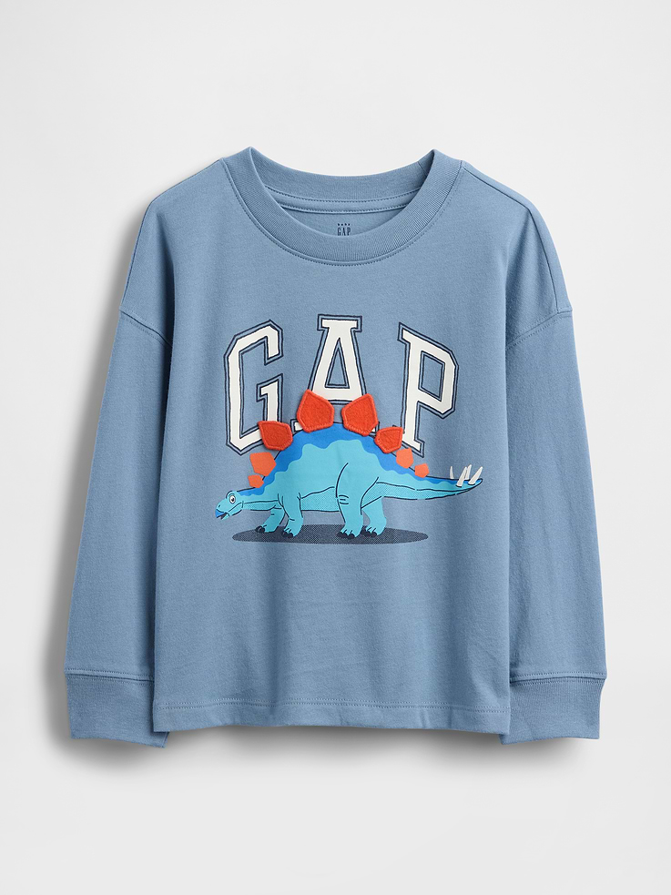 Image number 1 showing, Baby & Toddler Dino Logo T-Shirt