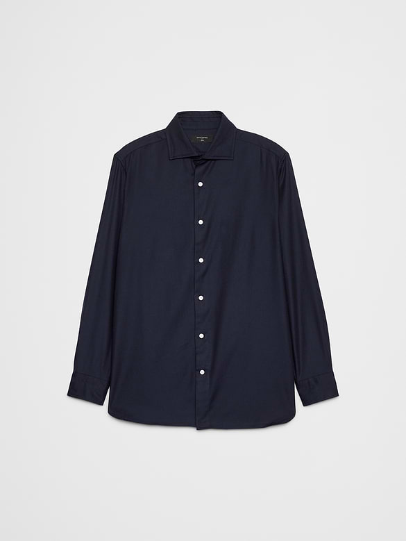 Slim-Fit Dobby Dress Shirt