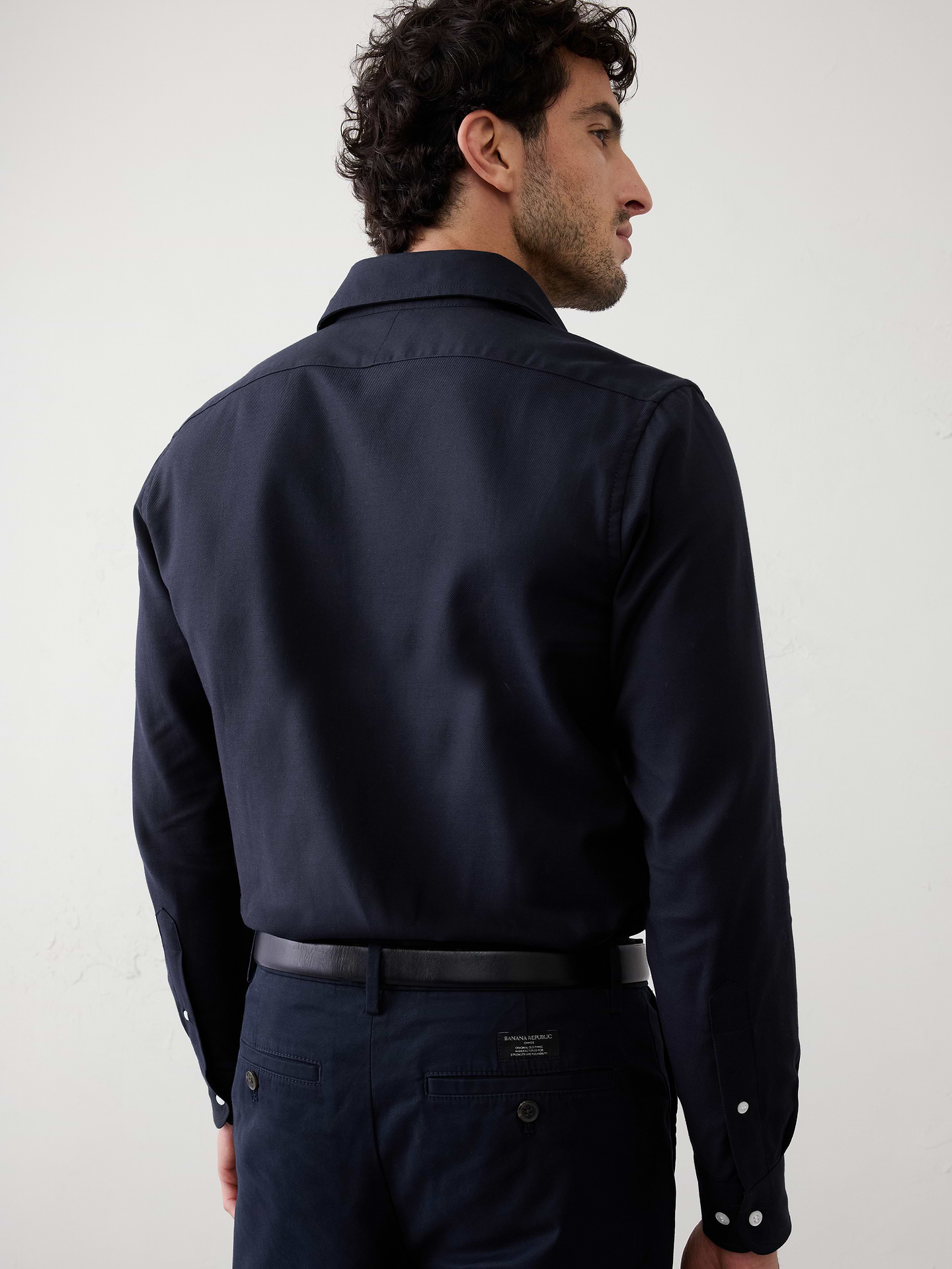 Image number 2 showing, Slim-Fit Dobby Dress Shirt