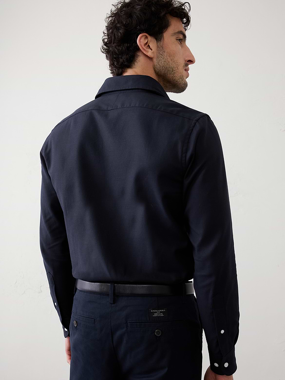 Slim-Fit Dobby Dress Shirt