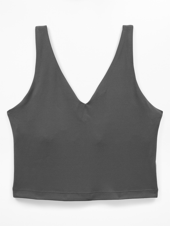 Transcend V-Neck Crop Sports Bra A-C