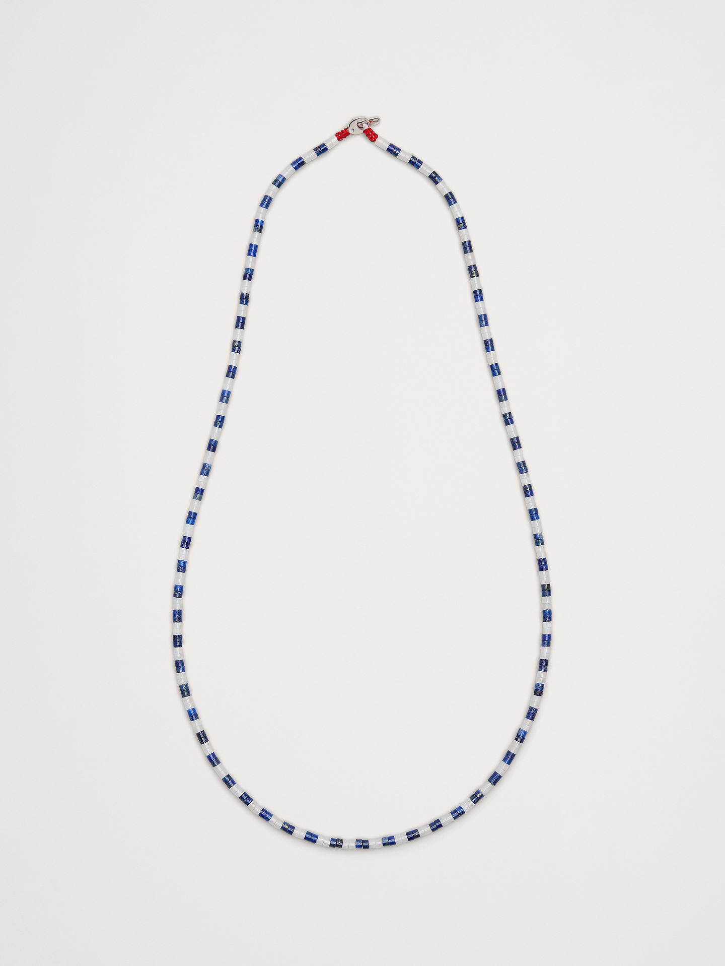 Image 1 of 2, A showcase of the rich natural beauty of moonstone and lapis lazuli beads, flecked with gold., Miansai: Thoughtfully crafted jewelry for the modern minimalist—designed in Miami, made with precision, purpose, and timeless style., Toggle clasp., Product #827197