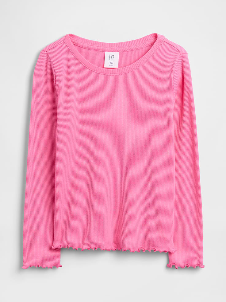 Image number 1 showing, babyGap Ribbed Crewneck T-Shirt