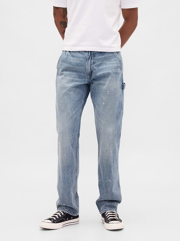 Image number 2 showing, Relaxed Straight Carpenter Jeans