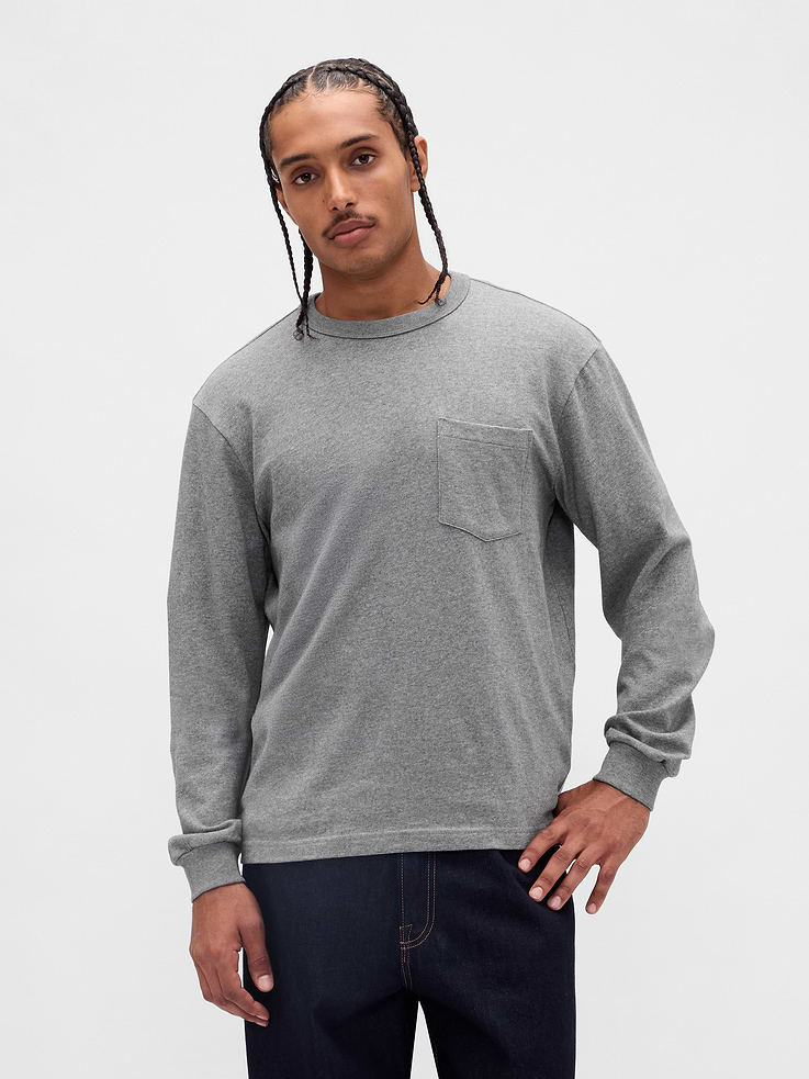 L'image numéro 1 présente T-shirt décontracté en tissu épais