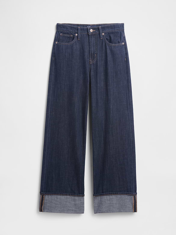 High Rise Wide-Leg Jeans