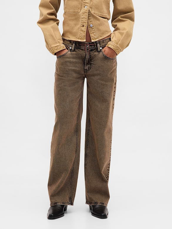 Low Rise '90s Loose Jeans