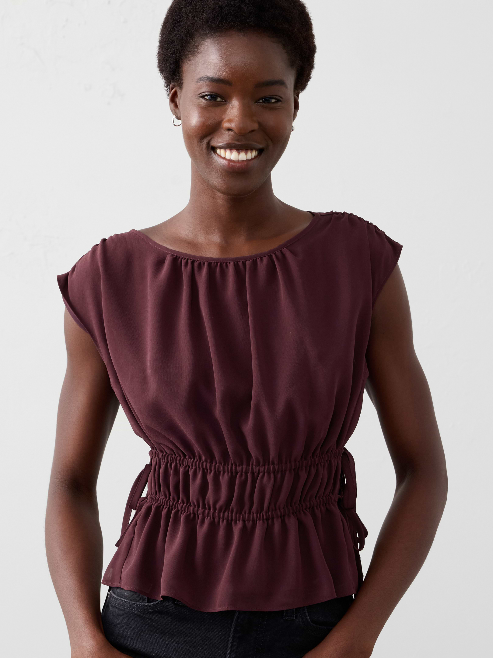 Side-Tie Top | Banana Republic Factory