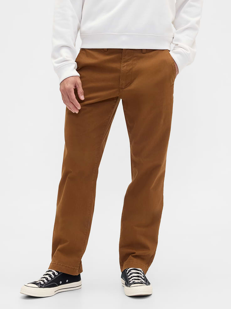 Image 3 of 6, GapFlex Essential Khakis in Straight Fit