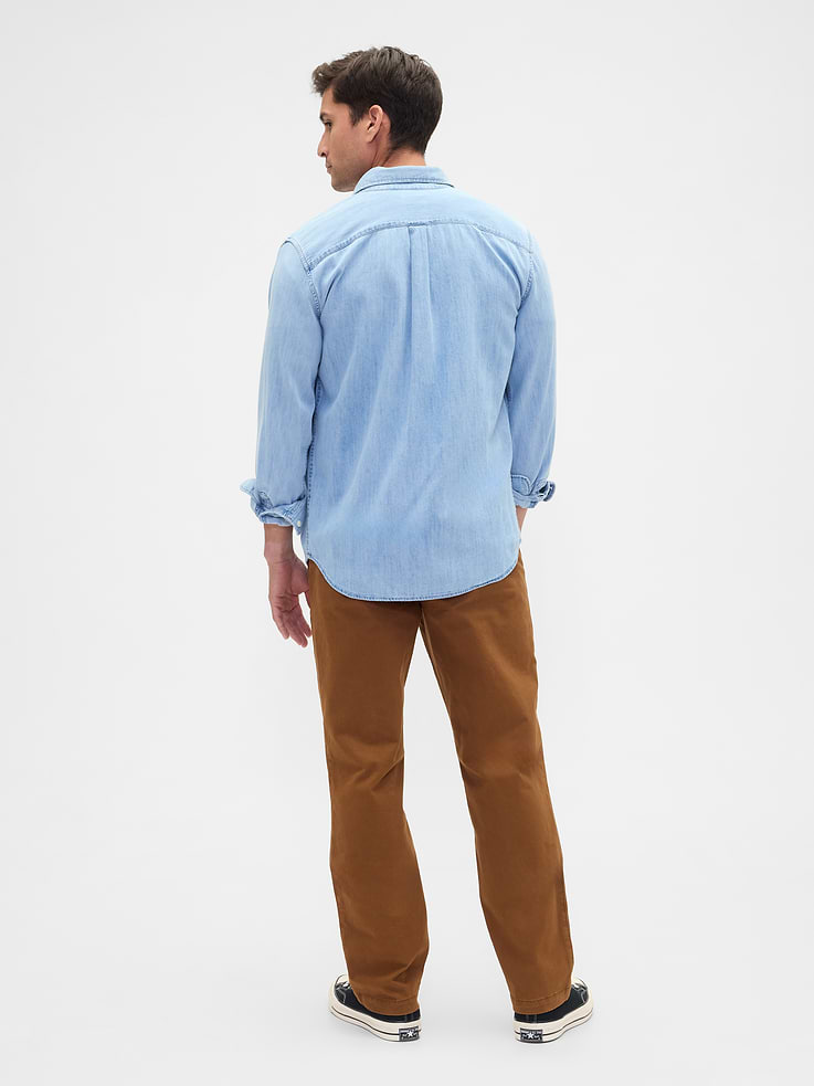Image 2 of 6, GapFlex Essential Khakis in Slim Fit