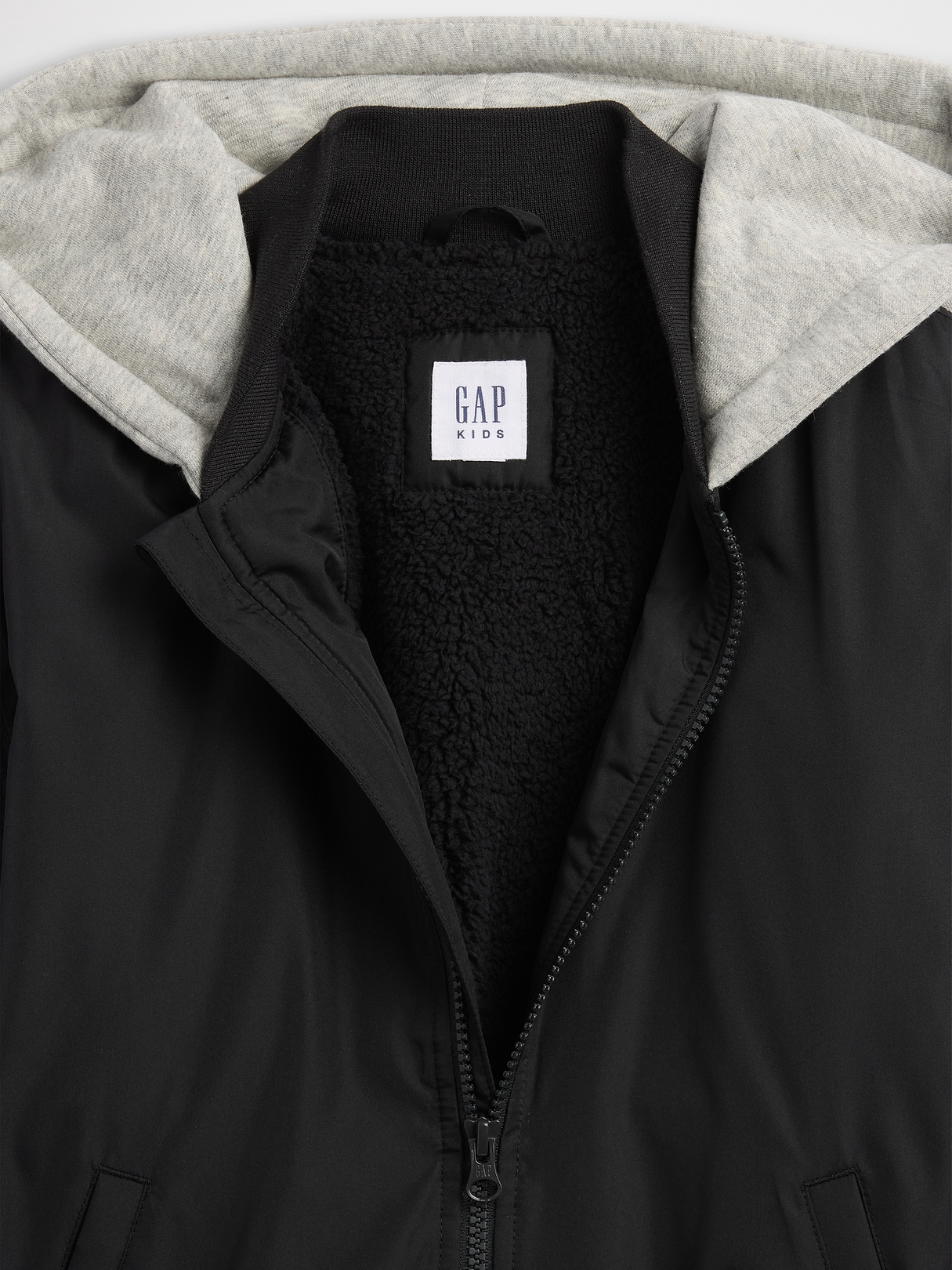 Kids Hooded Bomber Jacket | Gap Factory