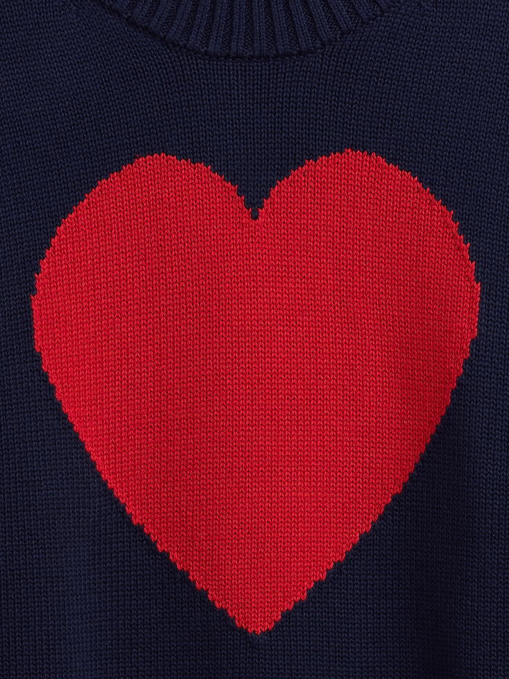 Image number 4 showing, Relaxed Cropped Intarsia Sweater