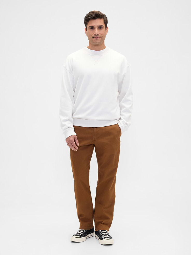 Image 1 of 6, This pair of pants is part of our water-saving Washwell program. Compared to conventional wash methods, Washwell has saved millions of liters of water since 2016., Twill weave with GapFlex stretch., Special stretch waistband for added comfort., Button closure, zip fly., Front slant pockets, welt pockets at back., Product #486978