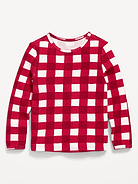 Image 1 of 1, Mix Match Go Product, crew neck, long sleeves, picot trim at neck and cuffs, prints vary, Product #801015