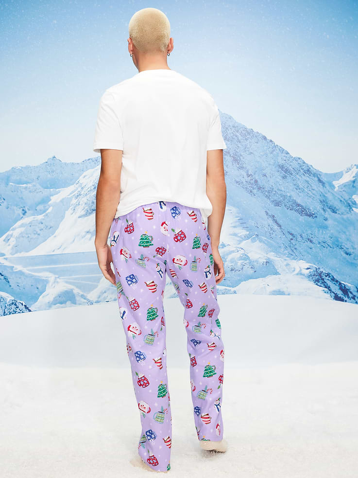 L'image numéro 2 présente Pantalon de pyjama en flanelle pour homme