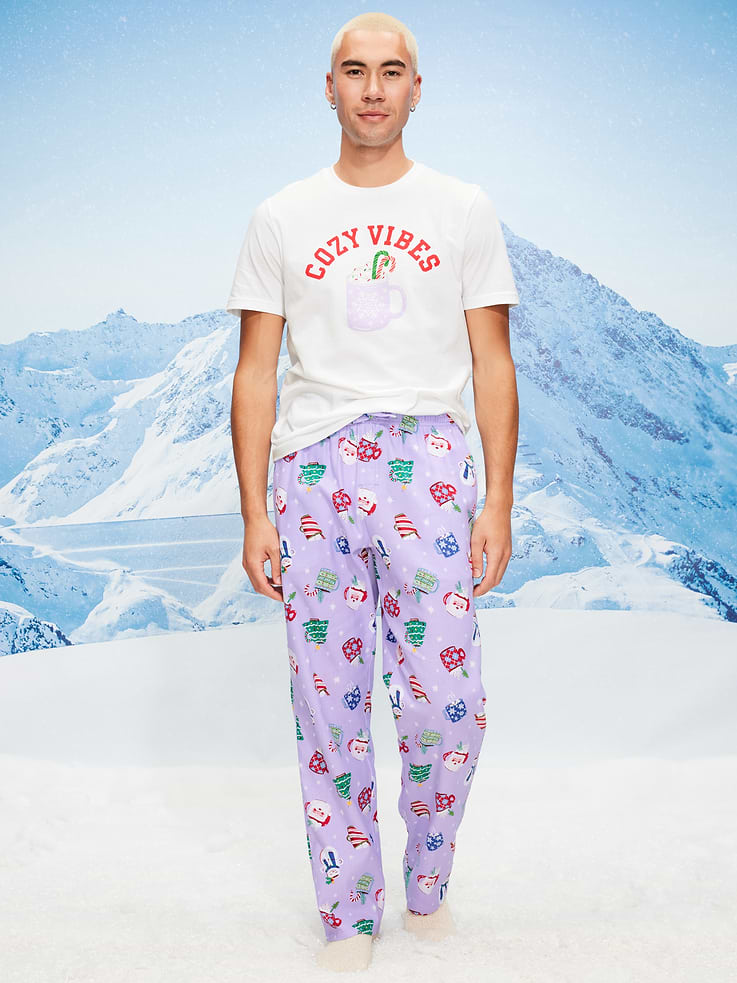 L'image numéro 1 présente Pantalon de pyjama en flanelle pour homme