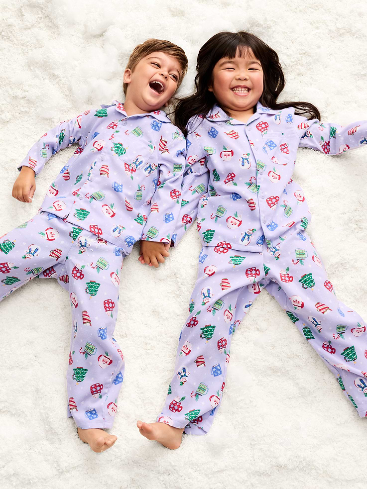 Image number 1 showing, Printed Unisex Pajama Set for Toddler & Baby