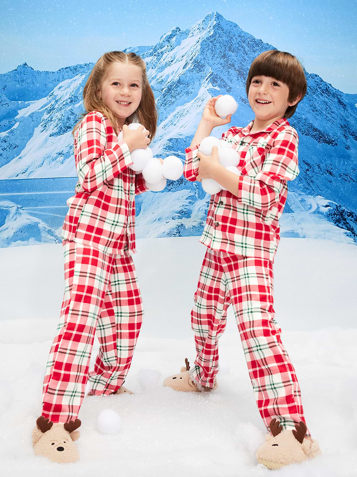 Image number 1 showing, Printed Unisex Pajama Set for Toddler & Baby