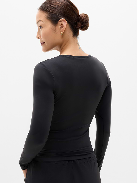 BodyMove Crew Neck Long Sleeve Top