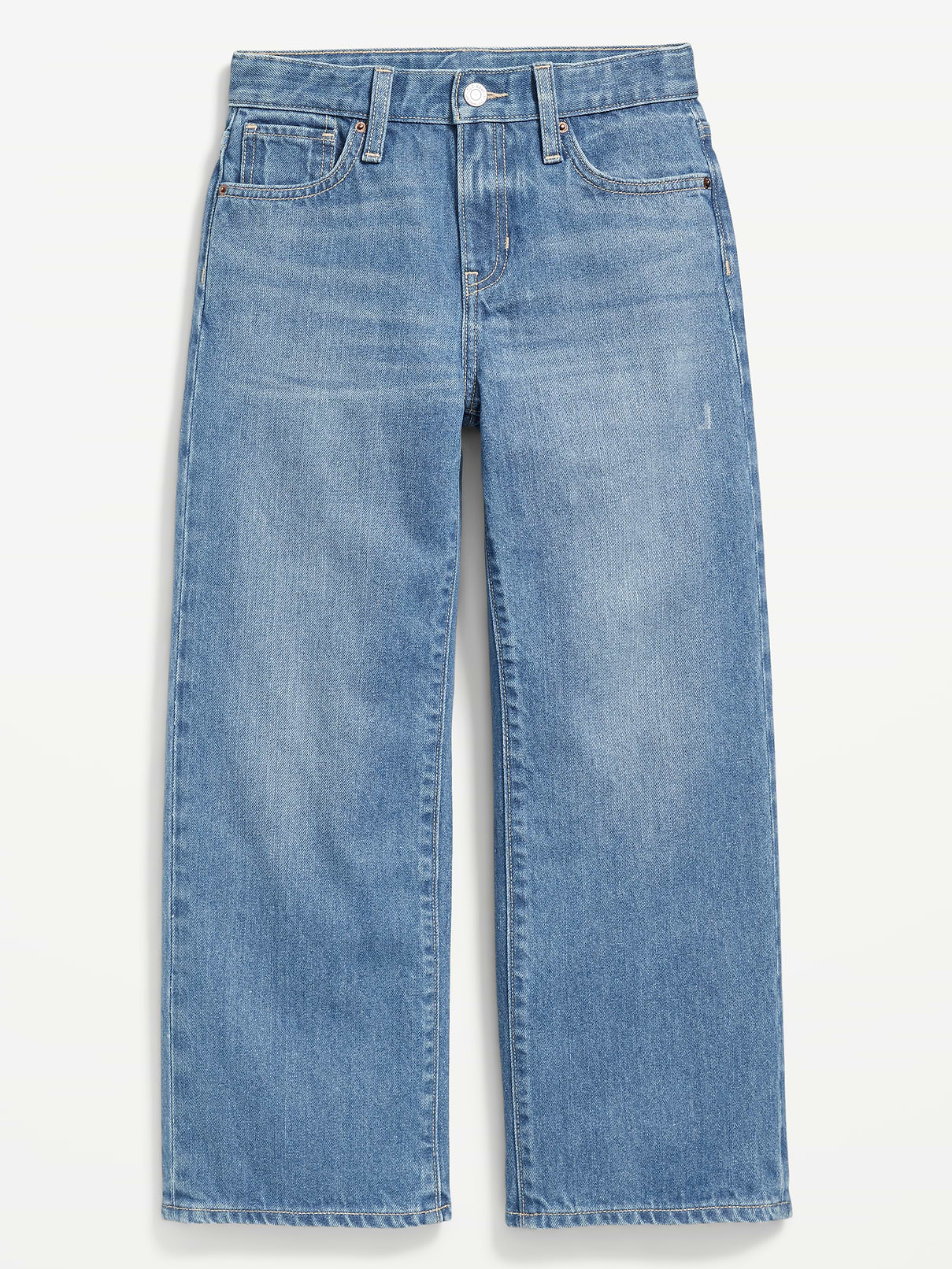 Image number 4 showing, Baggy Straight-Leg Jeans for Girls