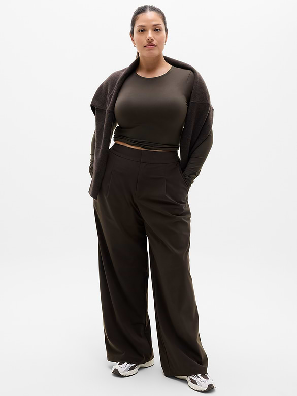BodyMove Crew Neck Long Sleeve Top