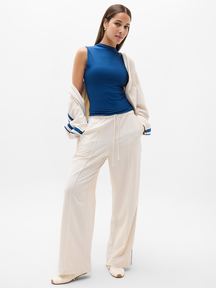Image 2 of 7, Signature Rib Mock Neck Tank