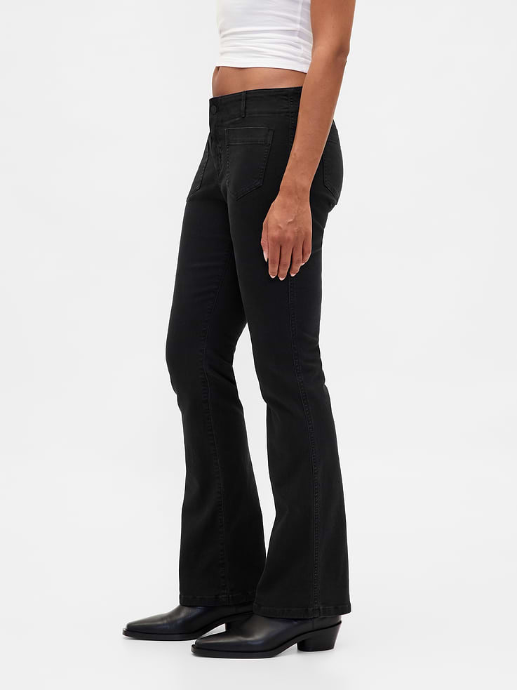Image number 3 showing, Low Rise Twill Long & Lean Pants
