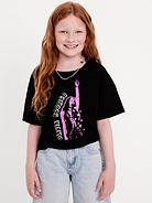 Image number 1 showing, Olivia Rodrigo™ Cropped Graphic T-Shirt for Girls